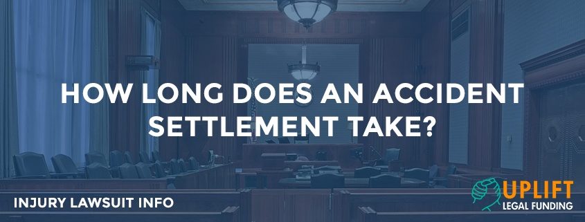 The total amount of time it will take to get your cash, from accident to settlement