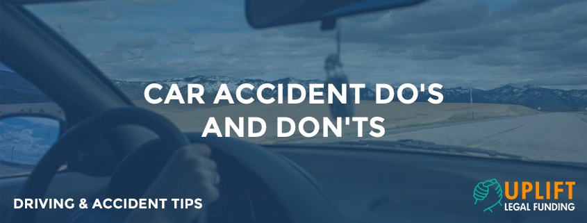 What should (or shouldn't) you do immediately after you have been in a car accident